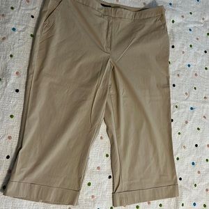 Khaki capris great for work!